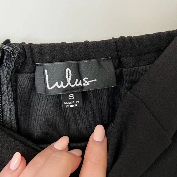 Lulu’s Black Strapless Mini Dress - Picture 7 of 9